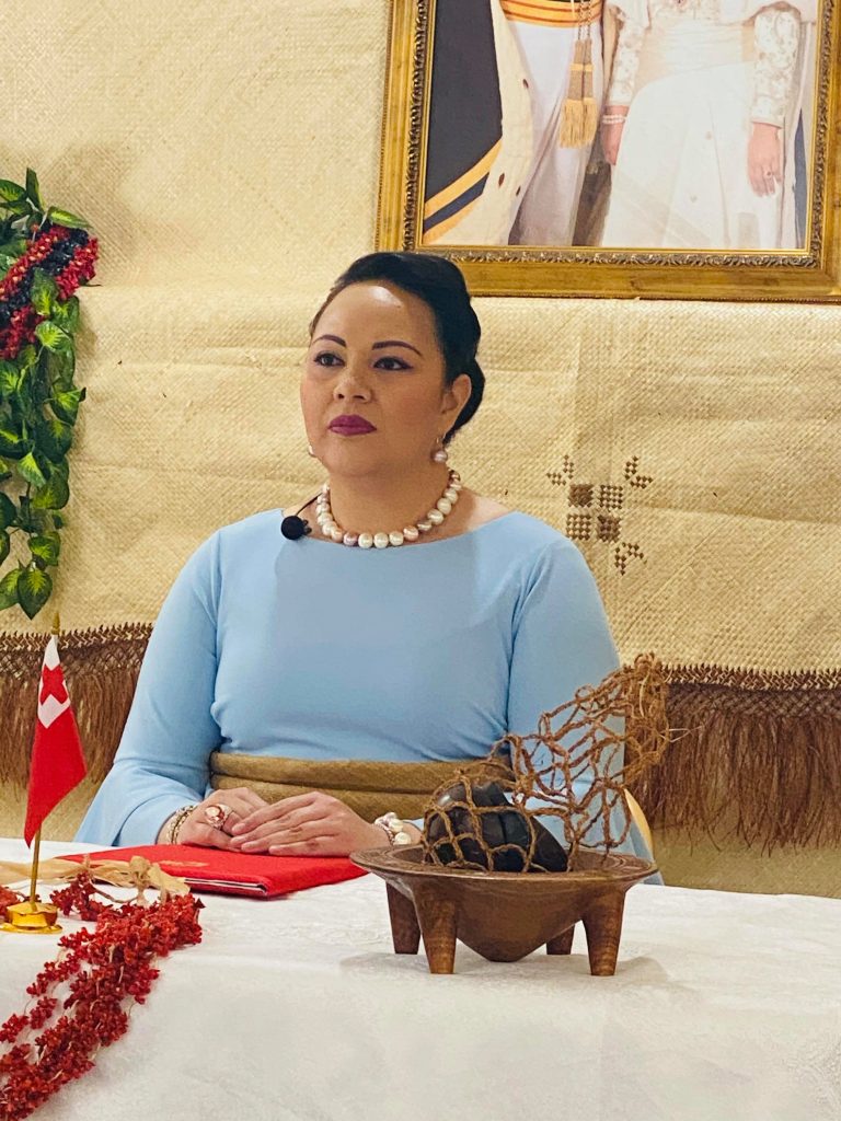 The Royal Patron of Tonga Football, HRH Princess Angelika Latufuipeka Tuku'aho